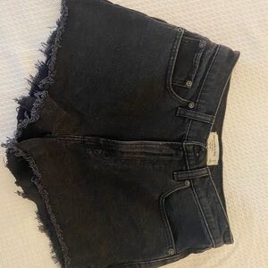 Abercrombie Black Denim Women's Shorts